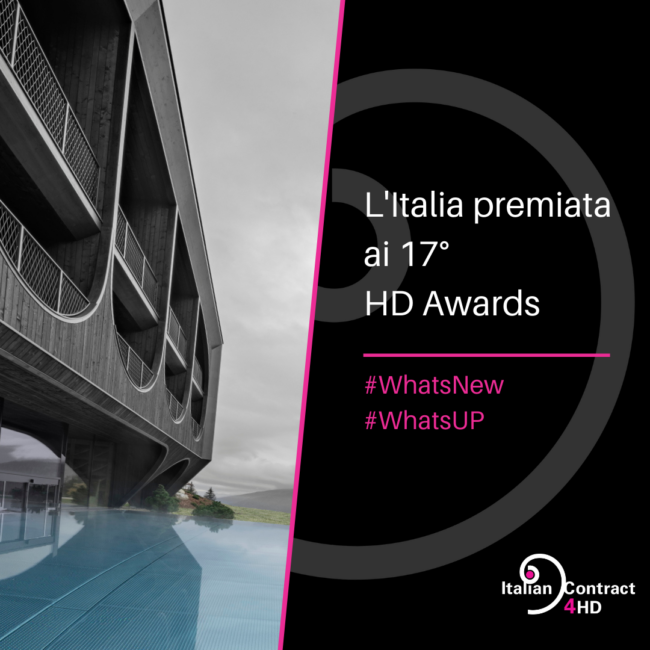 L'Italia Premiata ai 17° HD Awards